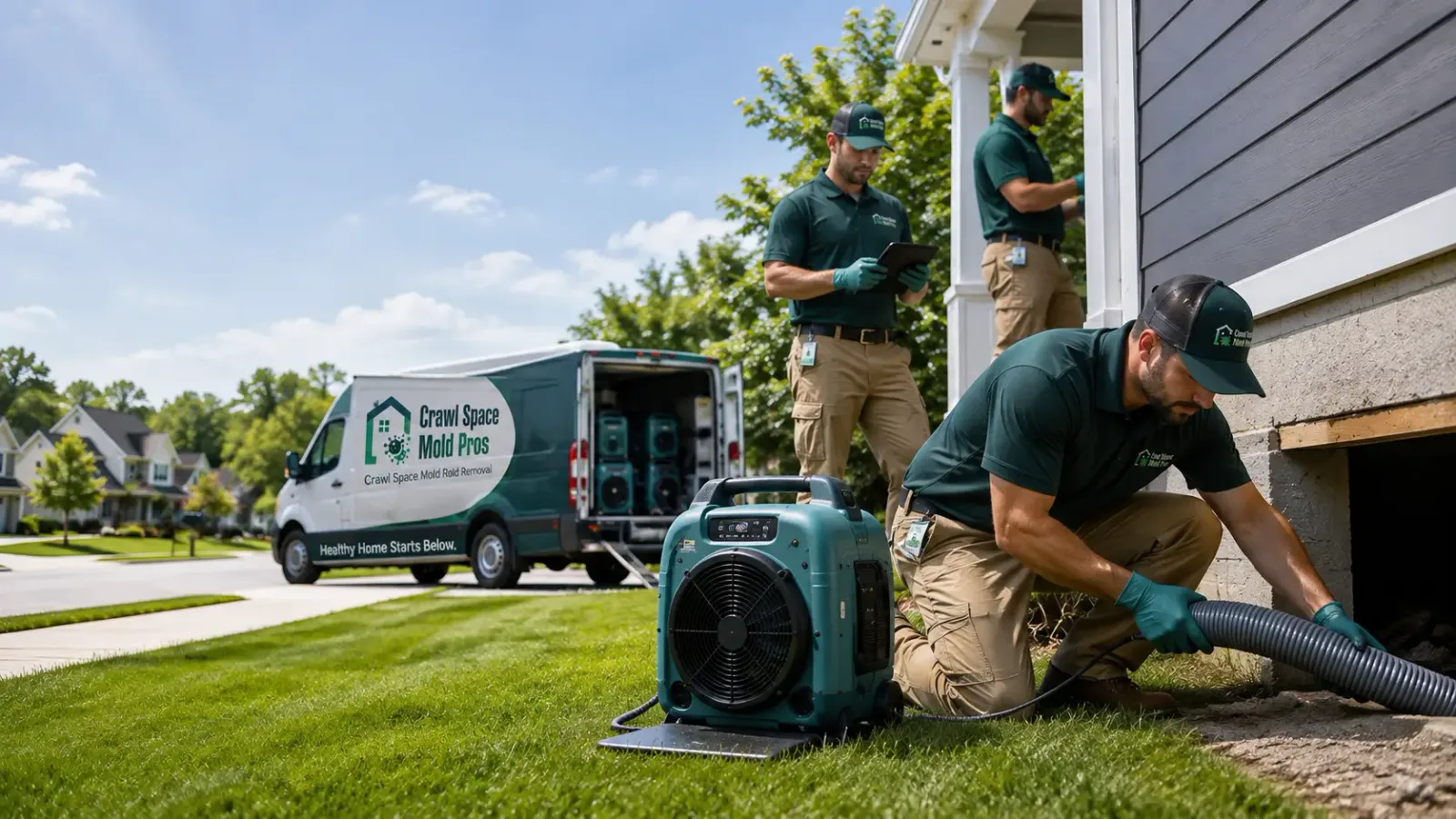 Crawl Space Mold Removal in White City, KS